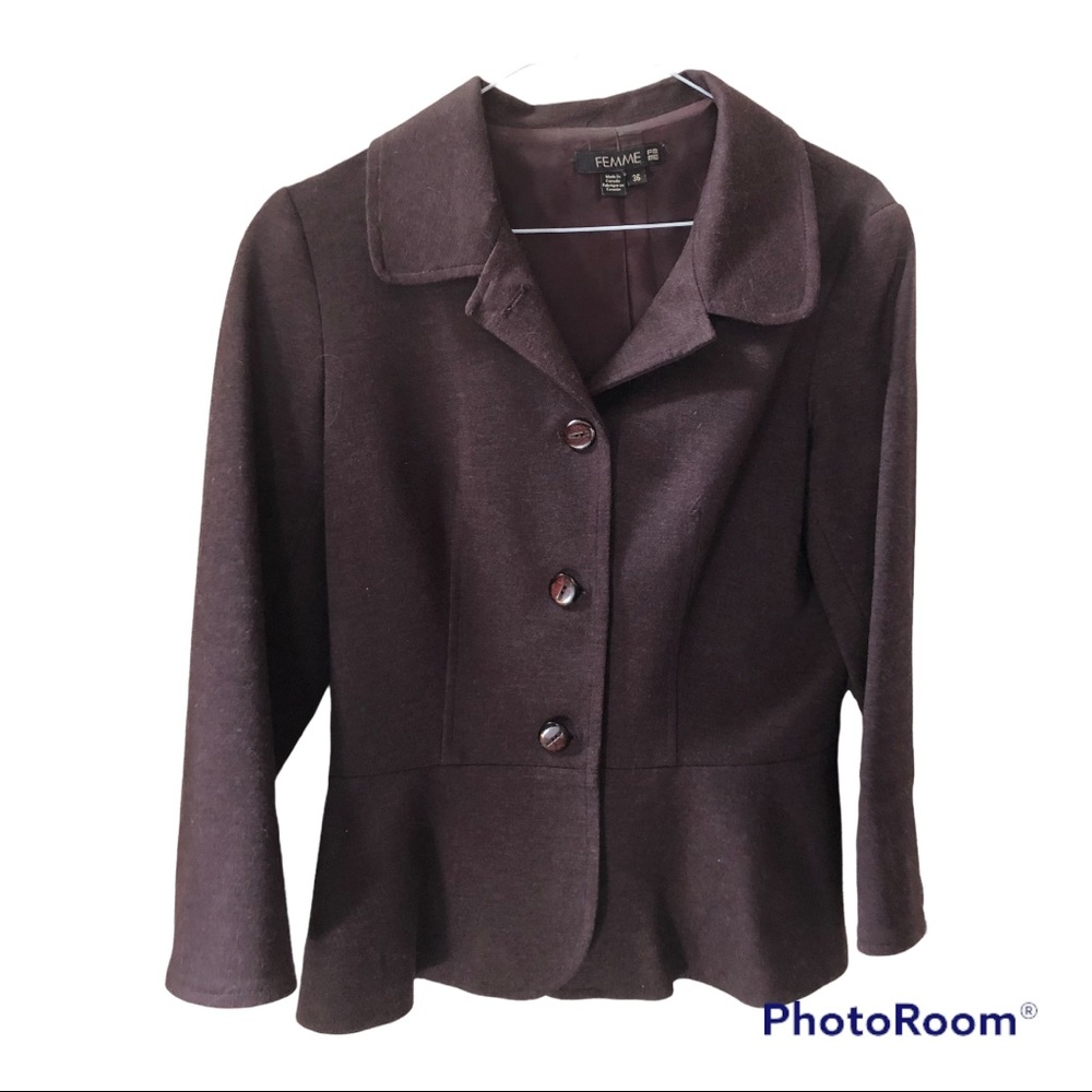 Burgundy Blazer